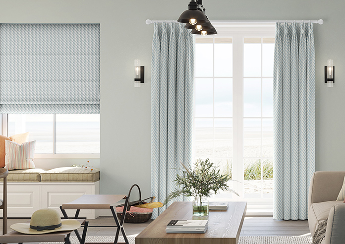 Jaipur, Chambray - Made to Measure Curtains - Image 3